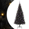 Vidaxl kerstboom met 300 led met standaard zwart 210 cm pvc