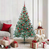 Albero di Natale artificiale Vidaxx con 150 LED verdi, 150 cm in PVC e acciaio