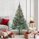 Vidaxl kunstkerstboom met 150 led groen 150 cm pvc en staal
