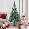 Vidaxl kunstkerstboom met 150 led groen 150 cm pvc en staal