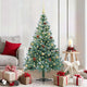 Vidaxl kunstkerstboom met 150 led groen 150 cm pvc en staal