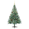 Vidaxl kunstkerstboom met 150 led groen 150 cm pvc en staal
