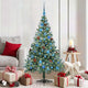 Vidaxl kunstkerstboom met 150 led groen 150 cm pvc en staal