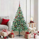 Vidaxl kunstkerstboom met 150 led groen 150 cm pvc en staal