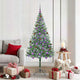 Vidaxl kunstkerstboom met 300 led groen 180 cm pvc en staal