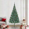 Vidaxl kunstkerstboom met 300 led groen 210 cm pvc en staal
