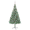 Vidaxl kunstkerstboom met 300 led groen 210 cm pvc en staal