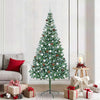 Árbol de Navidad artificial Vidaxx con 300 LED verde, 210 cm PVC y acero