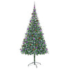 Vidaxl kunstkerstboom met 300 led groen 210 cm pvc en staal