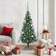 Vidaxx albero di Natale artificiale preilluminato verde 150 cm in PVC e metallo