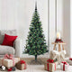 Vidaxx albero di Natale artificiale preilluminato verde 150 cm in PVC e metallo