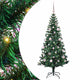 Vidaxx albero di Natale artificiale preilluminato verde 150 cm in PVC e metallo