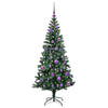 Vidaxx albero di Natale artificiale preilluminato verde 150 cm in PVC e metallo