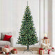 Vidaxx albero di Natale artificiale preilluminato verde 210 cm in PVC e metallo