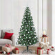 Vidaxx albero di Natale artificiale preilluminato verde 210 cm in PVC e metallo