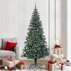 Vidaxx albero di Natale artificiale preilluminato verde 210 cm in PVC e metallo
