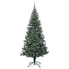 Vidaxx albero di Natale artificiale preilluminato verde 210 cm in PVC e metallo