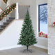 Vidaxx albero di Natale artificiale preilluminato verde 240 cm in PVC e metallo