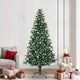 Vidaxx albero di Natale artificiale preilluminato verde 240 cm in PVC e metallo