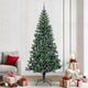 Vidaxl kunstmatig voorverlicht kerstboom groen 240 cm pvc en metaal