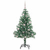 Vidaxx albero di Natale artificiale neve intrecciata con luce LED 150 cm