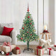 Vidaxx albero di Natale artificiale neve intrecciata con luce LED 150 cm