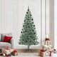 Vidaxx albero di Natale artificiale neve intrecciata con luce LED 210 cm