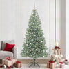 Vidaxx albero di Natale artificiale neve intrecciata con luce LED 240 cm