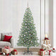 Vidaxx albero di Natale artificiale neve intrecciata con luce LED 240 cm