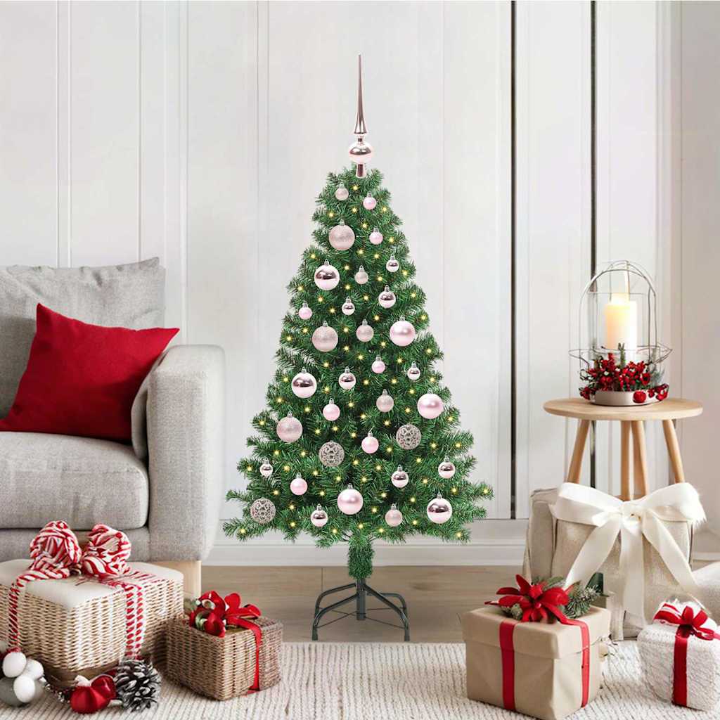 Vidaxx árbol de Navidad artificial verde 120 cm PVC y acero y plástico