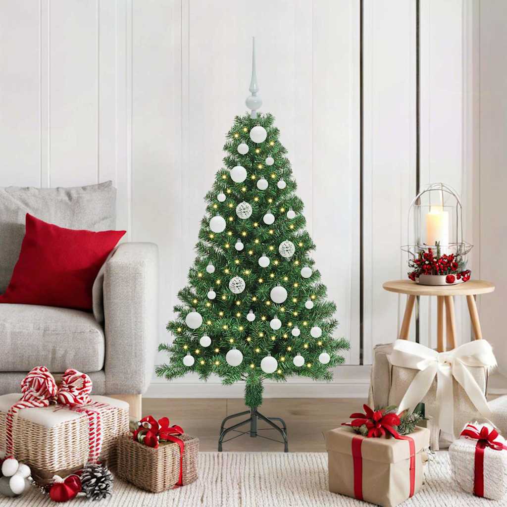 Vidaxx árbol de Navidad artificial verde 120 cm PVC y acero y plástico