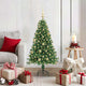 Vidaxx albero di Natale artificiale verde 120 cm in PVC e acciaio e plastica