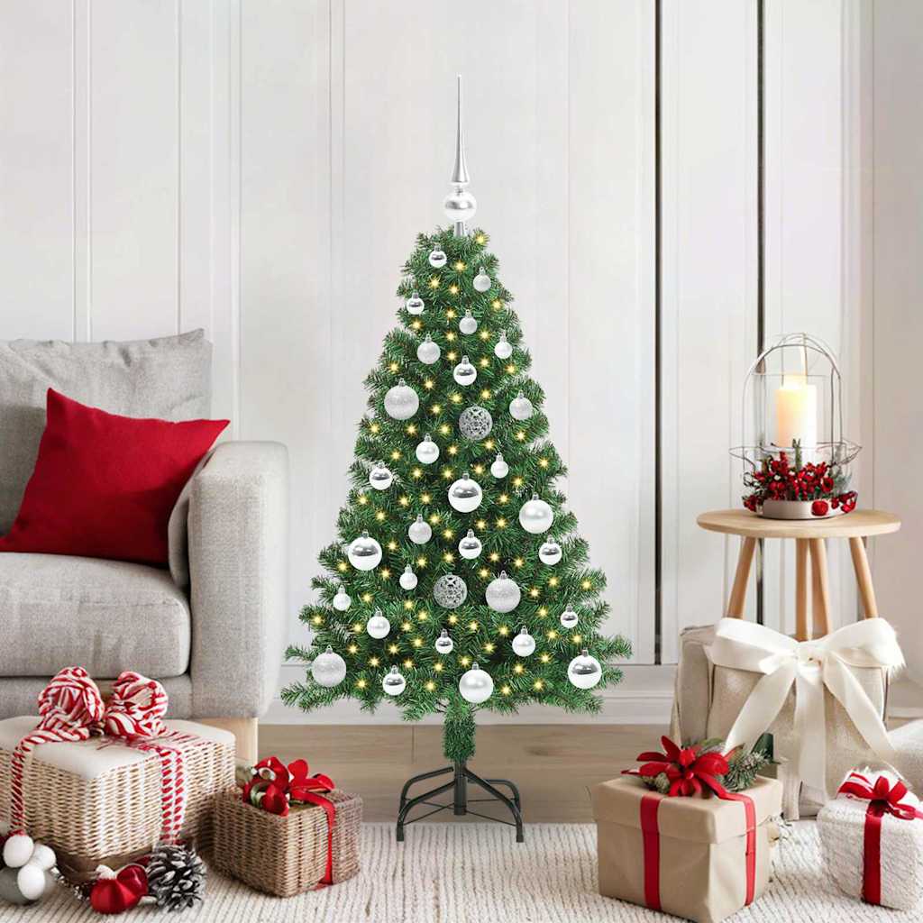 Vidaxx árbol de Navidad artificial verde 120 cm PVC y acero y plástico