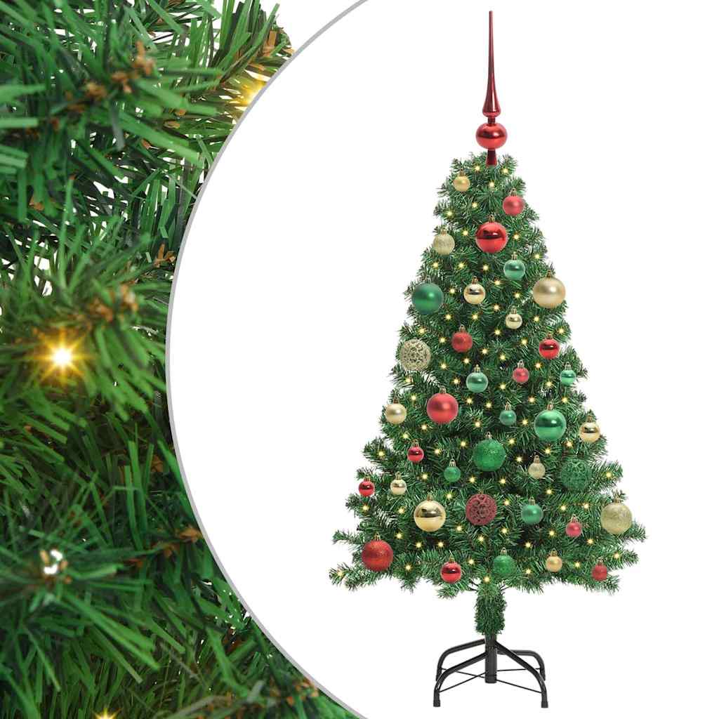 Vidaxx árbol de Navidad artificial verde 120 cm PVC y acero y plástico
