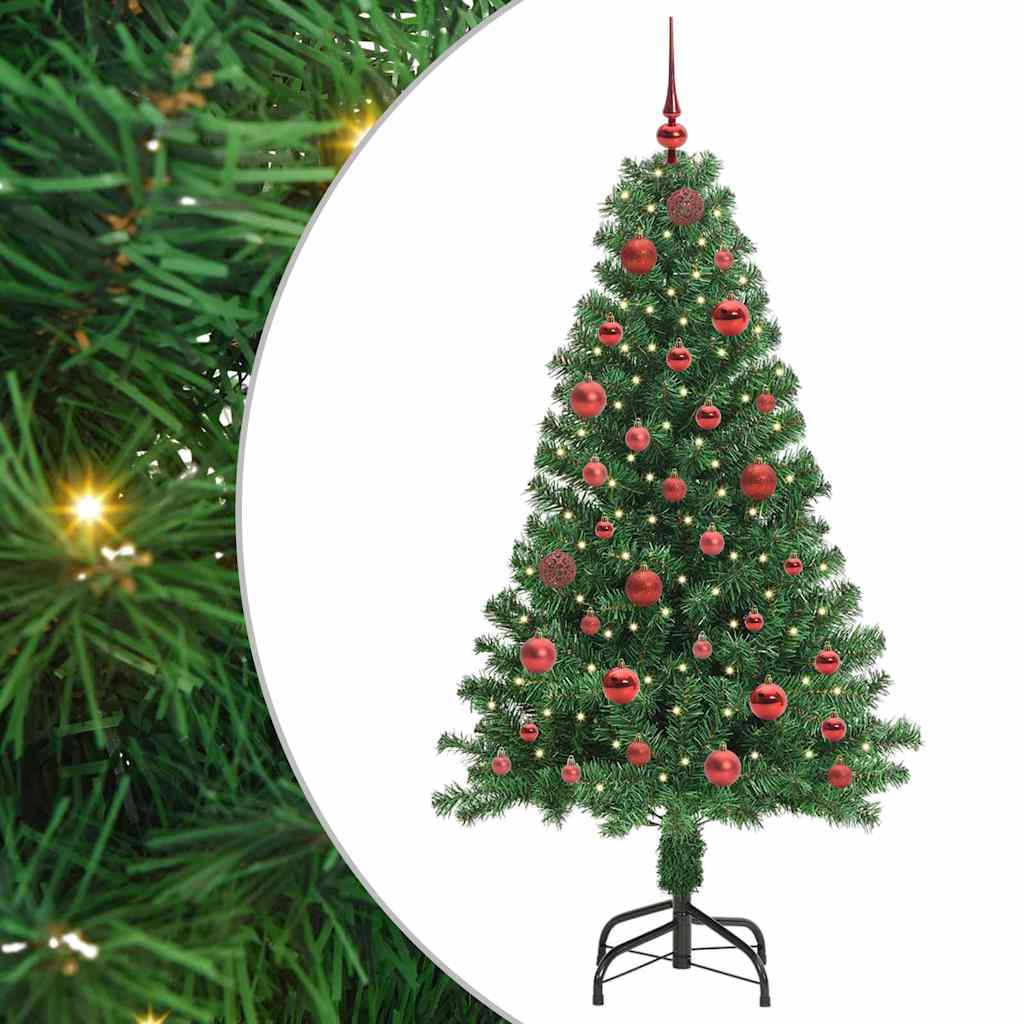 Vidaxx albero di Natale artificiale verde 150 cm PVC, acciaio e plastica