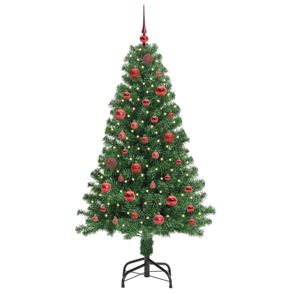 Vidaxx albero di Natale artificiale verde 150 cm PVC, acciaio e plastica
