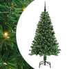 Vidaxl kunstkerstboom groen 150 cm pvc en staal en kunststof