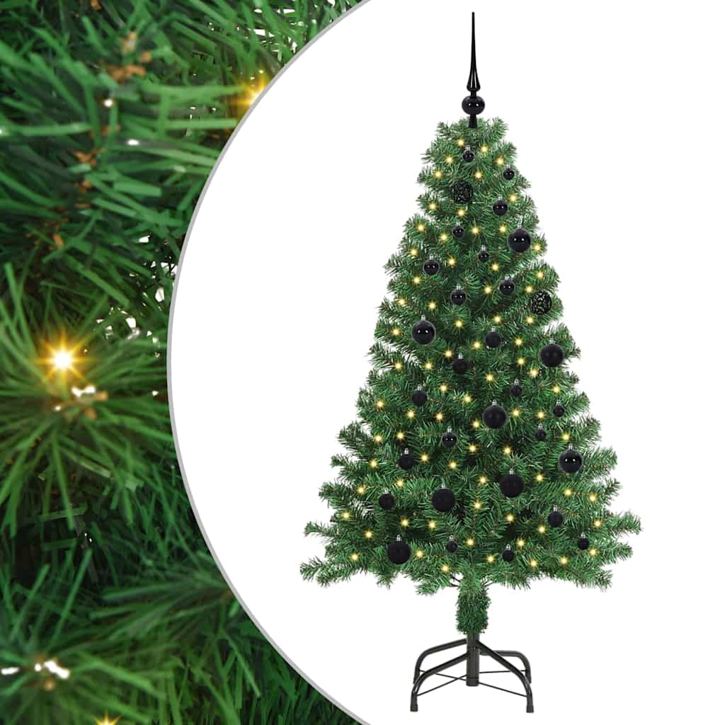 Vidaxx albero di Natale artificiale verde 150 cm PVC, acciaio e plastica
