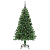 Vidaxl kunstkerstboom groen 150 cm pvc en staal en kunststof