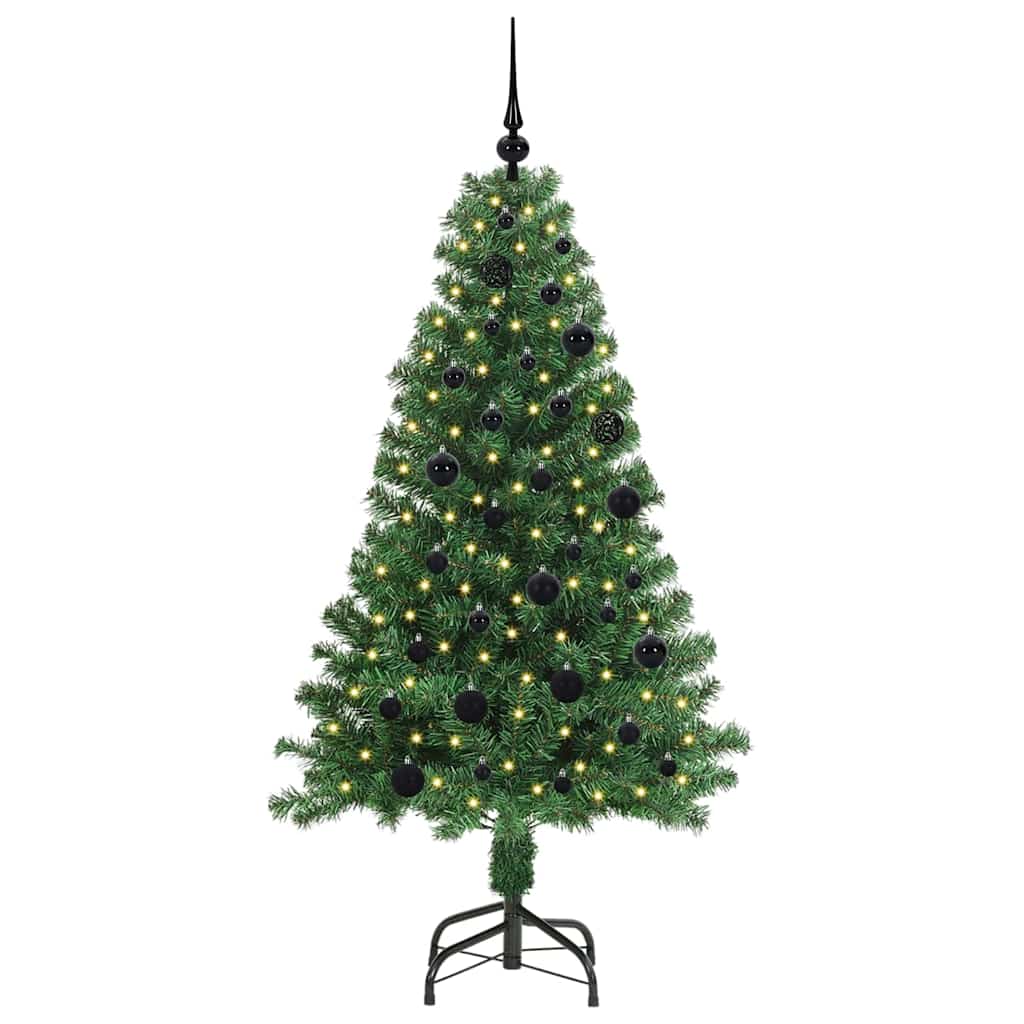 Vidaxx albero di Natale artificiale verde 150 cm PVC, acciaio e plastica