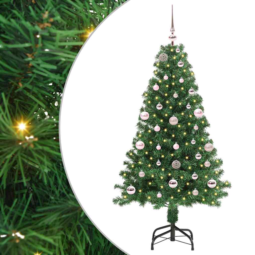 Vidaxx albero di Natale artificiale verde 150 cm PVC, acciaio e plastica