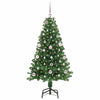 Vidaxl kunstkerstboom groen 150 cm pvc en staal en kunststof