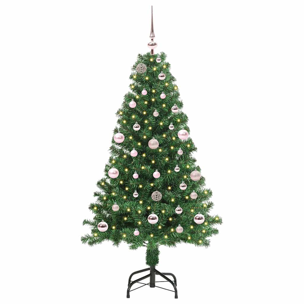 Vidaxx albero di Natale artificiale verde 150 cm PVC, acciaio e plastica