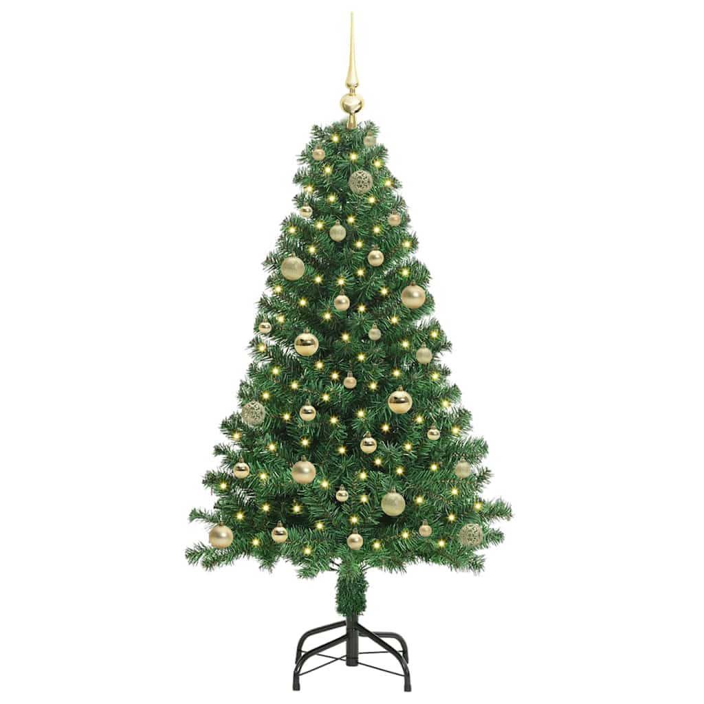 Vidaxx albero di Natale artificiale verde 150 cm PVC, acciaio e plastica