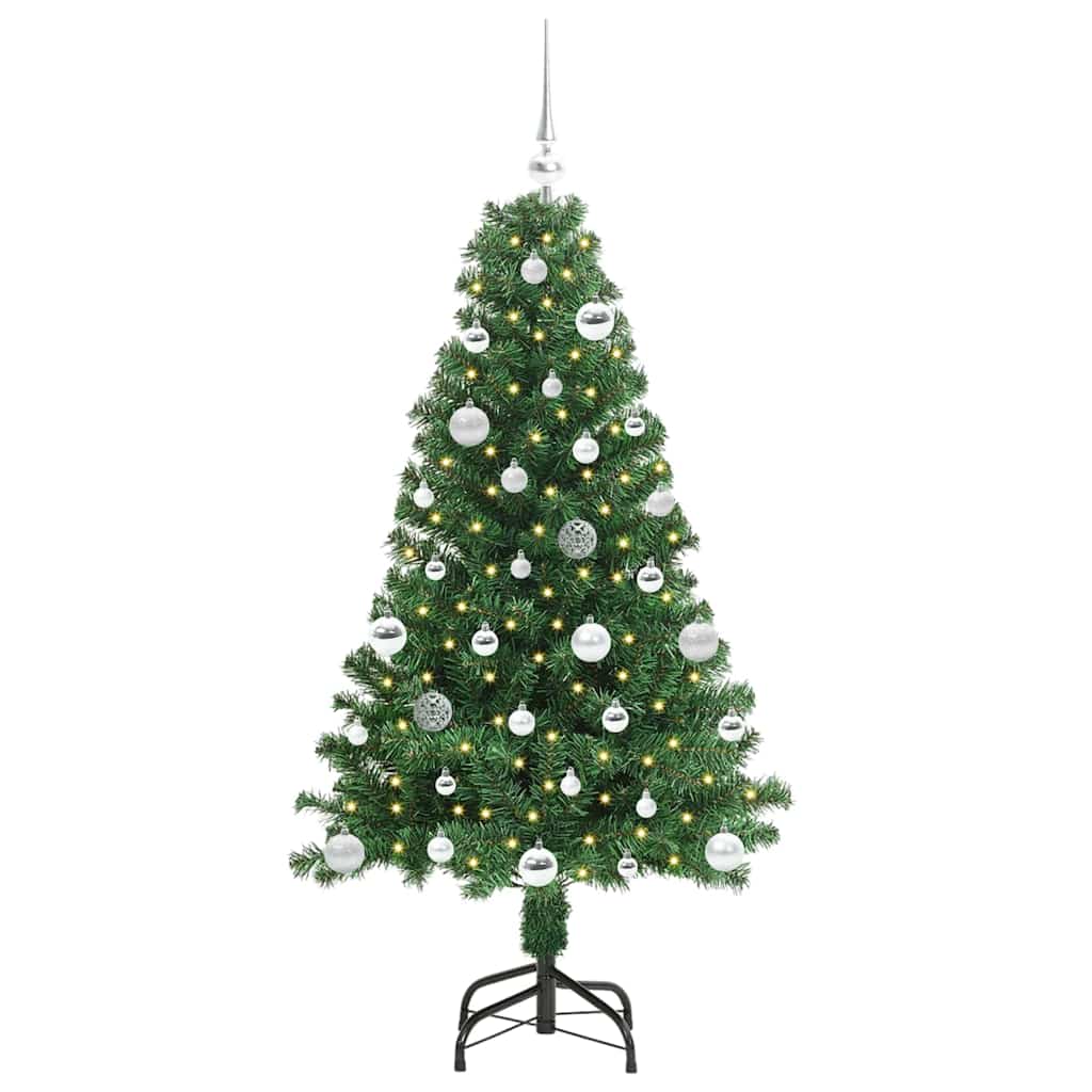 Vidaxx albero di Natale artificiale verde 150 cm PVC, acciaio e plastica
