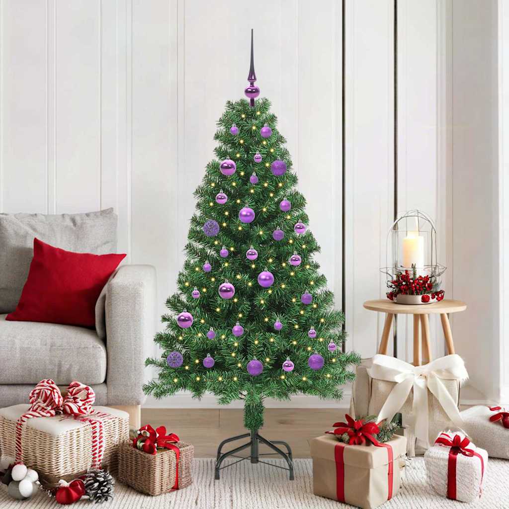 Vidaxx albero di Natale artificiale verde 150 cm PVC, acciaio e plastica