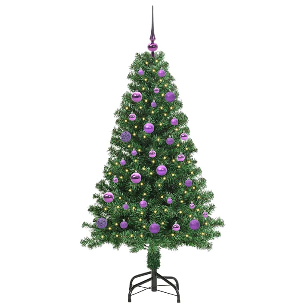 Vidaxx albero di Natale artificiale verde 150 cm PVC, acciaio e plastica