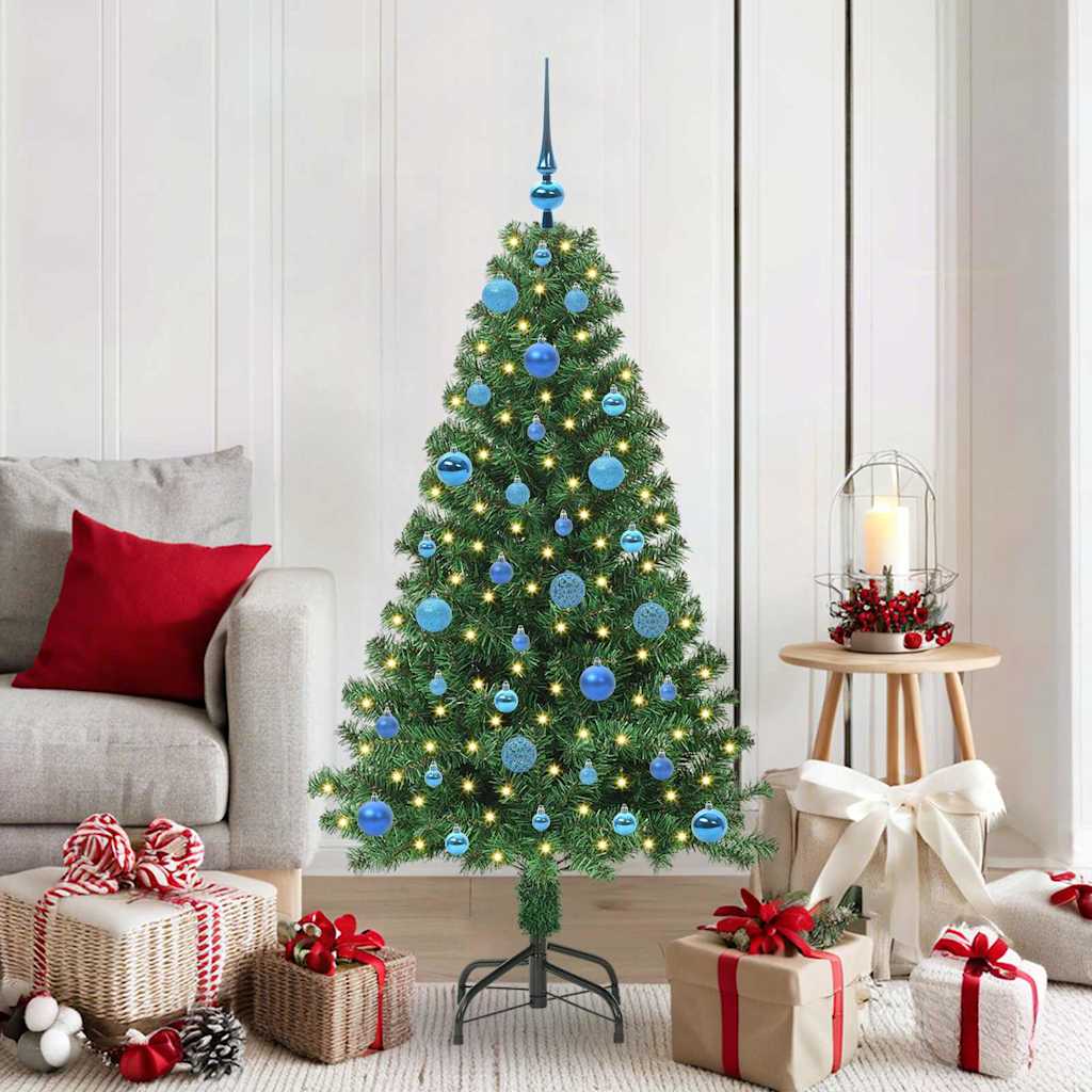 Vidaxx albero di Natale artificiale verde 150 cm PVC, acciaio e plastica