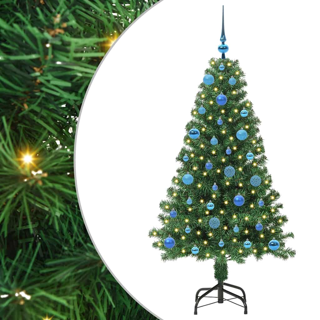 Vidaxx albero di Natale artificiale verde 150 cm PVC, acciaio e plastica