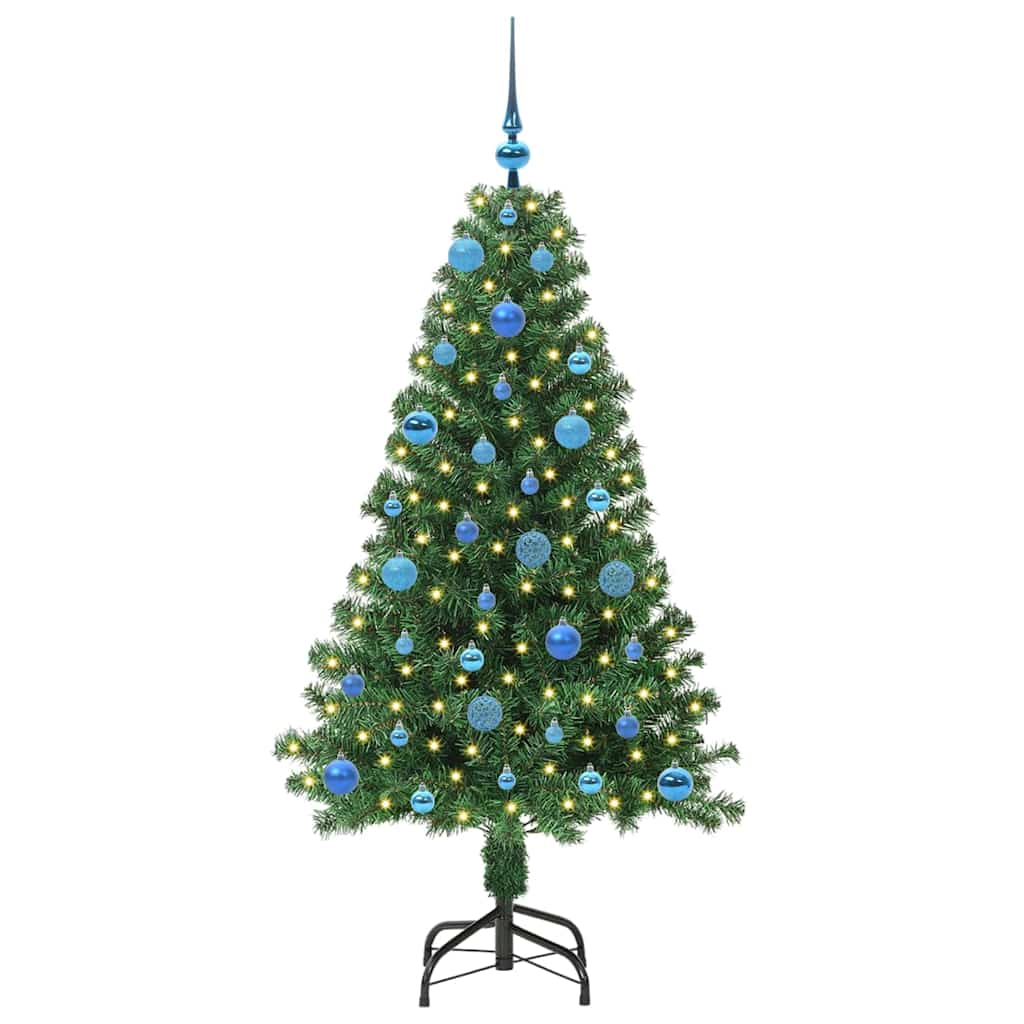 Vidaxx albero di Natale artificiale verde 150 cm PVC, acciaio e plastica